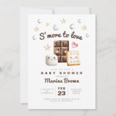 Invitation Ajout du baby shower d'amour S'more (Devant)