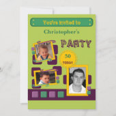 Invitation Ajouter des photos pour les hommes n'importe quel (Devant)