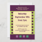 Invitation Ajouter des photos pour les hommes n'importe quel (Dos)