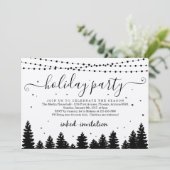 Invitation Ajouter Logo de l'entreprise, Fête de Noël d'affai (Debout devant)