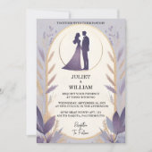 Invitation Ajouter Plum Fall Spring Summer Lavender Sage Mari (Devant)