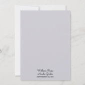 Invitation Ajouter Plum Fall Spring Summer Lavender Sage Mari (Dos)