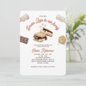 Invitation Ajouter S’More Love à notre Baby shower familial (Debout devant)