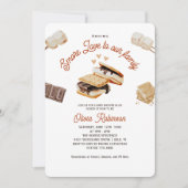 Invitation Ajouter S’More Love à notre Baby shower familial (Devant)