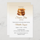 Invitation Ajouter S'more Love Invitation, Baby shower (Devant / Derrière)