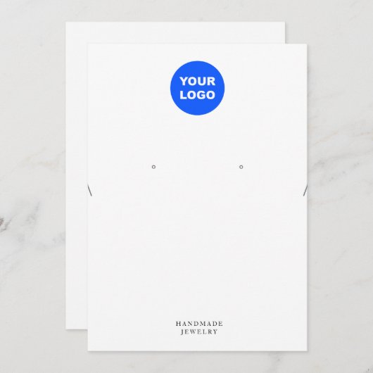 Invitation Ajouter un logo grand collier à oreille écran (Devant / Derrière)