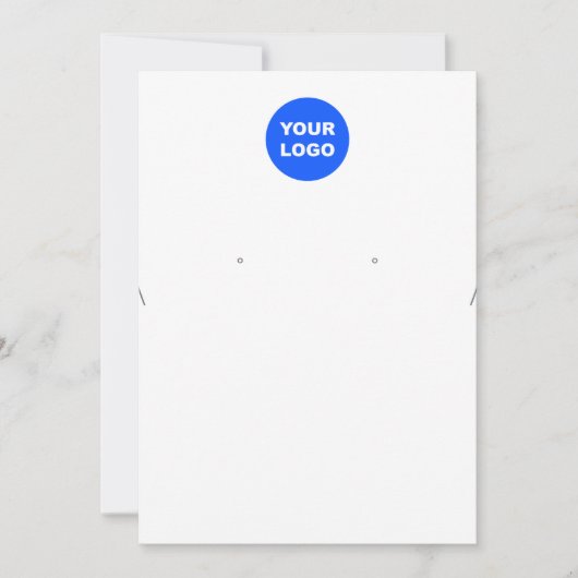 Invitation Ajouter un logo grand collier à oreille écran (Devant)