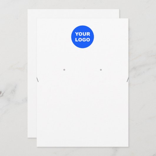 Invitation Ajouter un logo grand collier à oreille écran (Devant / Derrière)