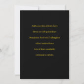 Invitation Ajouter un nom Modifier le texte Junetten Sunflowe (Dos)