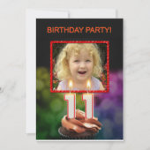 Invitation Ajouter une photo, 11e anniversaire fête Invitatio (Devant)