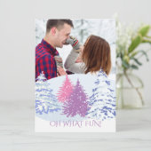 INVITATION AJOUTER UNE PHOTO - CHANGER DE COULEUR ARBRES DE N (Debout devant)