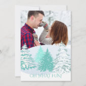 INVITATION AJOUTER UNE PHOTO - CHANGER DE COULEUR ARBRES DE N (Devant)