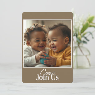 Invitation Ajouter une photo et un texte