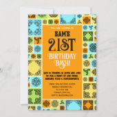 Invitation Ajouter Votre Événement Carrelage Décor Bordure Ve (Devant)