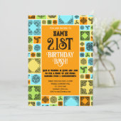 Invitation Ajouter Votre Événement Carrelage Décor Bordure Ve (Debout devant)