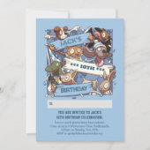 Invitation Ajouter Votre Nom Anniversaire Animaux Ventilateur (Devant)