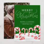 Invitation AJOUTER VOTRE PHOTO | Forêt de Sucre de canne (Devant / Derrière)