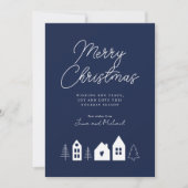 Invitation AJOUTER VOTRE PHOTO | Joyeuse ville de Noël (Devant)