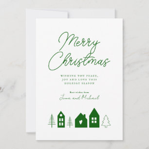 Invitation AJOUTER VOTRE PHOTO Joyeuse ville de Noël