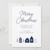 Invitation AJOUTER VOTRE PHOTO | Joyeuse ville de Noël (Devant)