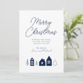 Invitation AJOUTER VOTRE PHOTO | Joyeuse ville de Noël (Debout devant)