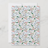 Invitation AJOUTER VOTRE PHOTO | Joyeuses fêtes (Dos)