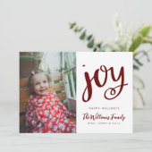 Invitation AJOUTER VOTRE PHOTO | Joyeux JOIE DE Vacances (Debout devant)