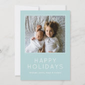 Invitation Ajouter votre photo | Joyeux Noël Père Noël (Dos)