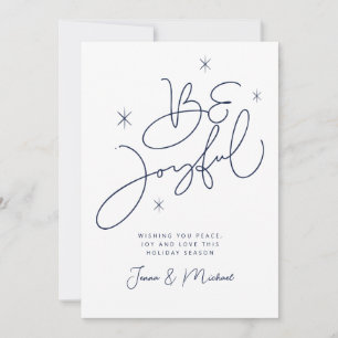 Invitation AJOUTER VOTRE PHOTO   Joyeux Noël Sois Joyeux