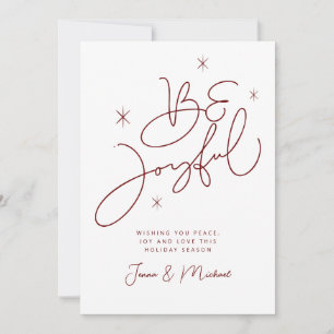 Invitation AJOUTER VOTRE PHOTO Joyeux Noël Sois Joyeux