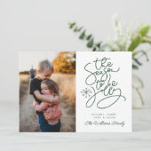 Invitation AJOUTER VOTRE PHOTO | La Saison D'Être Jolly (Debout devant)