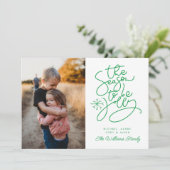 Invitation AJOUTER VOTRE PHOTO | La Saison D'Être Jolly (Debout devant)