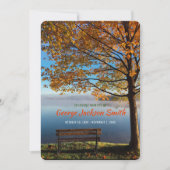 Invitation Ajouter votre propre service de commémoration de p (Devant)