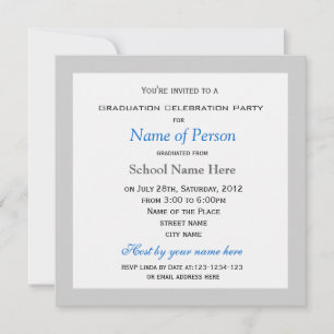Invitation Ajoutez simplement votre graduation photo