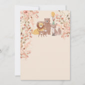 Invitation Ajoutez Votre Propre Boho Safari Rose Herbe de Pam (Devant)