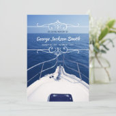 Invitation Ajoutez votre propre marin de cérémonie (Debout devant)