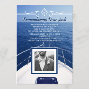 Invitation Ajoutez votre propre marin de cérémonie