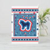 Invitation Akita Patriotic Fireworks 4 juillet parti BBQ (Debout devant)