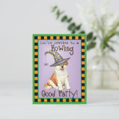 Invitation Akita Witch (Debout devant)