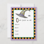 Invitation Akita Witch (Dos)