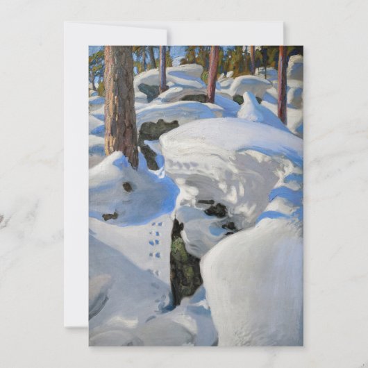 Invitation Akseli Gallen-Kallela - Le repaire du Lynx (Devant)