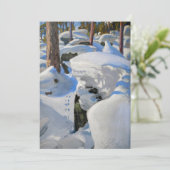 Invitation Akseli Gallen-Kallela - Le repaire du Lynx (Debout devant)