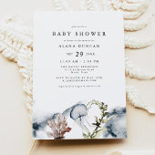 Invitation ALANA Tropical Ocean Coral Beach Baby shower