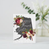 Invitation Alaska State Floral Serez-Vous Ma Fille Fleur (Debout devant)