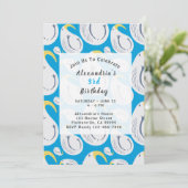 Invitation Albatros fête d'anniversaire (Debout devant)