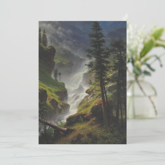 Invitation Albert Bierstadt - Cascade des Rocheuses (Debout devant)