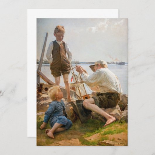 Invitation Albert Edelfeel - Constructeurs de navires (Devant / Derrière)