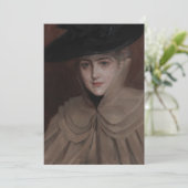 Invitation Albert Edelfeel - Portrait d'une jeune femme (Debout devant)