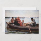 Invitation Albert Edelfelt - Aller au baptême (Devant)