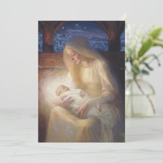 Invitation Albert Edelfelt - Madone (Debout devant)